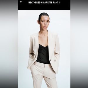 Zara cigarette pants